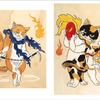 コワ可愛い猫の妖怪画が大人気！画家・石黒亜矢子初の作品集『石黒亜矢子作品集』登場！