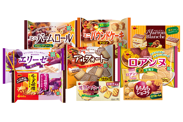 ほくほく甘い秋の味覚を先取り ブルボンの定番お菓子が濃厚さつまいも 栗フレーバーになって続々発売 詳細記事 Sgs109