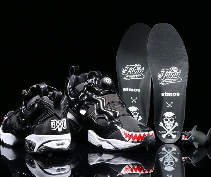 ブラックシャークな一足！Reebok Classic x atmos x BOUNTY HUNTER