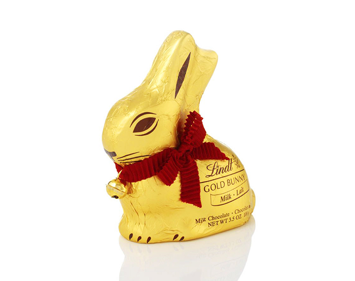 愛らしいゴールドバニーが春を連れてくる♪ Lindt(リンツ)より