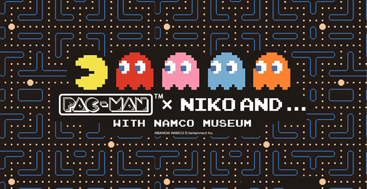 カラフルなドット絵やゲーム風画面の パックマン マッピー ディグダグ が可愛い パックマン Niko And 限定コラボアイテム登場 画像12 Sgs109