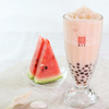 スイカ×タピオカミルクティーが日本初登場♪ ピンク色が可愛い『タピオカスイカミルクティー』春水堂から新登場