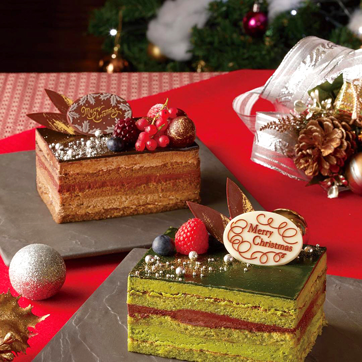 今年のクリスマスは ほうじ茶or抹茶の和ケーキで 神楽坂 茶寮 から2つの オペラ 予約受付中 Sgs109
