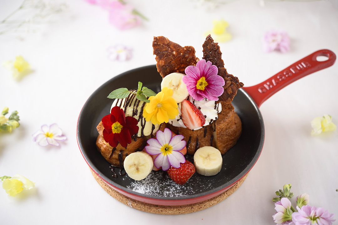 エディブルフラワー を贅沢に使用した華やかなメニュー Spring Flower Garden アニヴェルセルカフェ みなとみらい横浜にて開催 Sgs109
