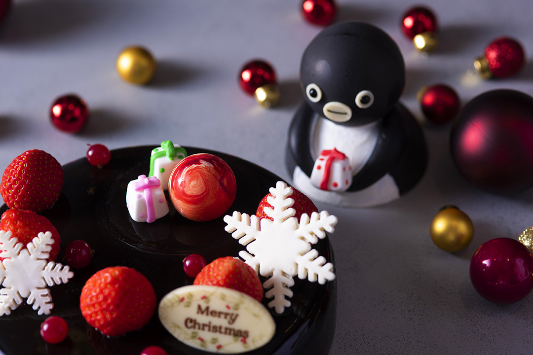 Suicaのペンギン が遊び心溢れるケーキに ホテルメトロポリタンにフォトジェニックなクリスマスケーキが登場 詳細記事 Sgs109