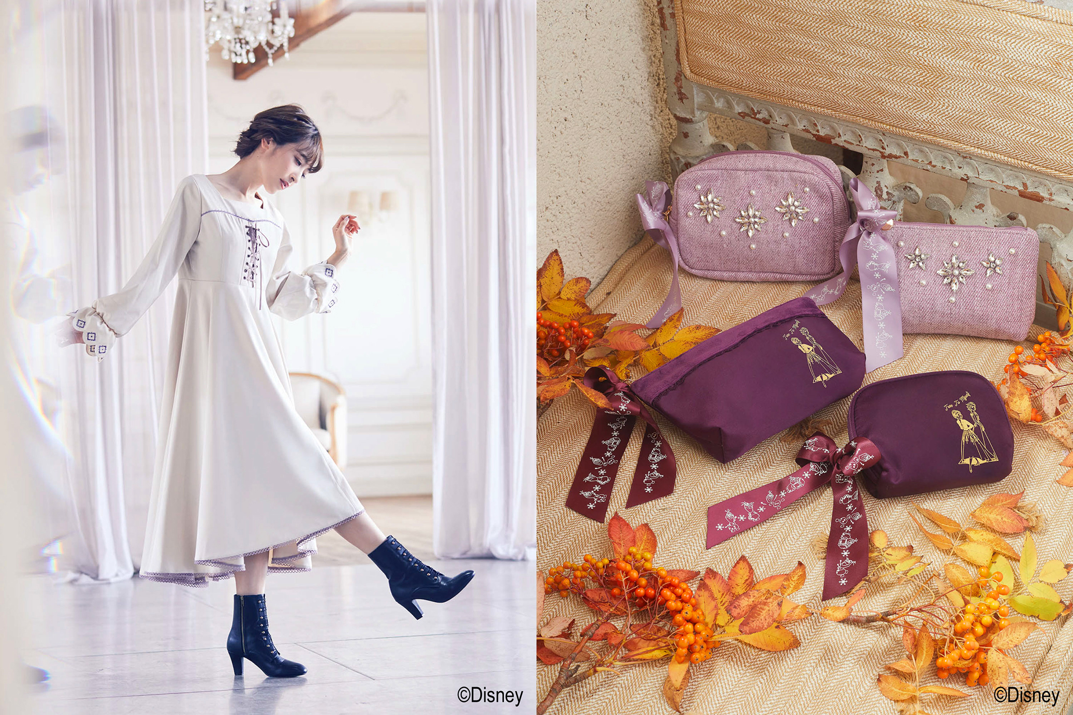 神田沙也加が手掛ける Maison De Fleur Petite Robe Canone が映画 アナと雪の女王２ との限定コレクションを発売 Sgs109