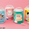 海外の子猫用ミルク缶をイメージ♡『ゴクゴク飲むにゃ！子猫ミルクバニティ―ポーチ』フェリシモ猫部™から発売！