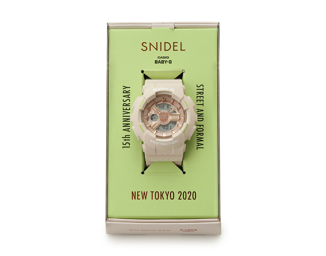 SNIDEL(スナイデル)とBABY-Gが初コラボ☆ SNIDEL15周年を記念した限定モデル『SNIDEL feat. BABY-G』が数量