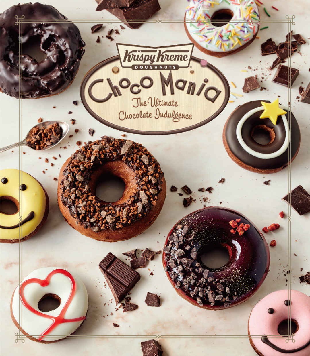 チョコ尽くし のドーナツでバレンタインシーズンを楽しもう クリスピー クリーム ドーナツにて Choco Mania プロモーション開催 詳細記事 Sgs109