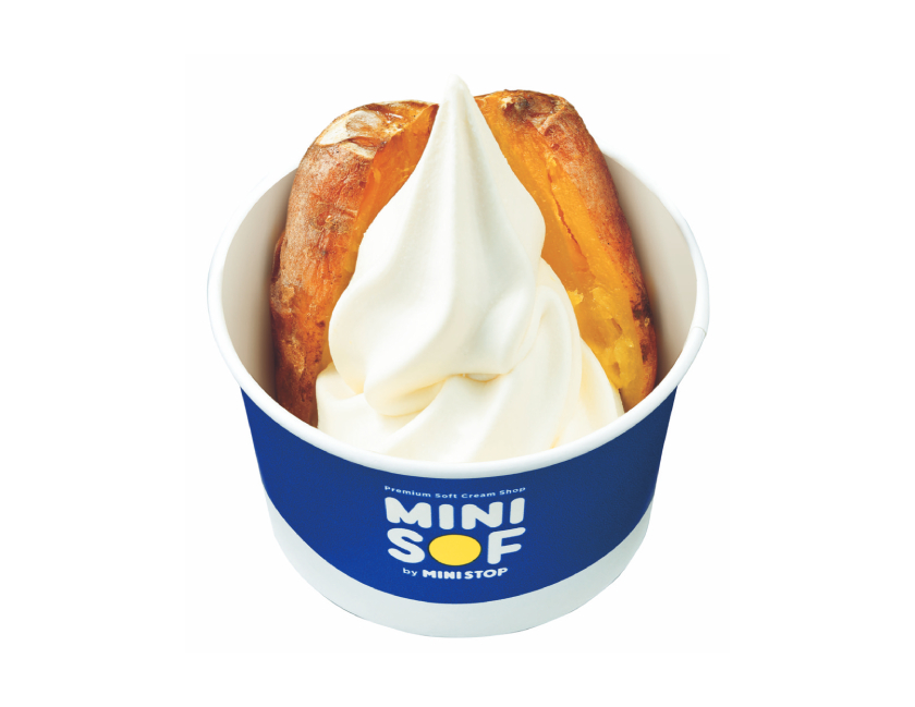 あつあつ焼きいもに ひんやりソフトクリームがとろ り ミニストップのソフトクリーム専門店 Mini Sof ミニソフ に 台湾蜜いもソフトクリーム が新登場 詳細記事 Sgs109