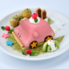 『星のカービィ　ディスカバリー』に登場する「くるまほおばりケーキ」が、なんと『Kirby Café(カービィカフェ)』で現実のメニューになって登場！