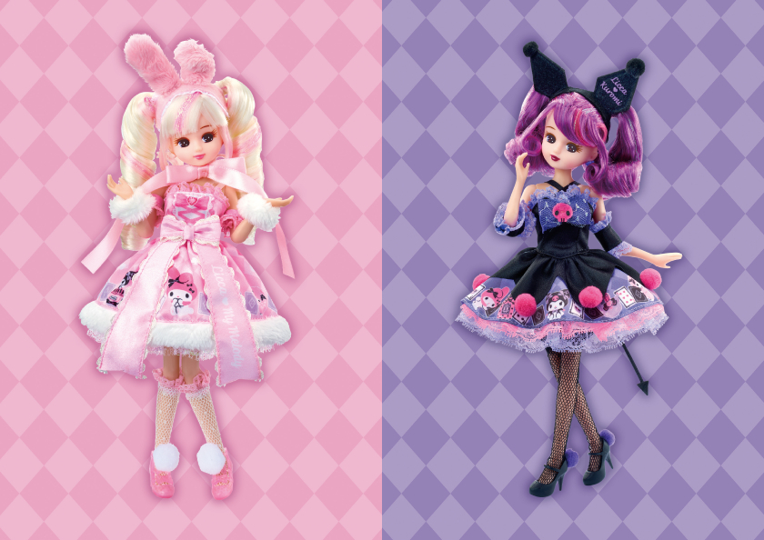 Licca-chan Stylish Doll Collection Kuromi Sweet Black Style