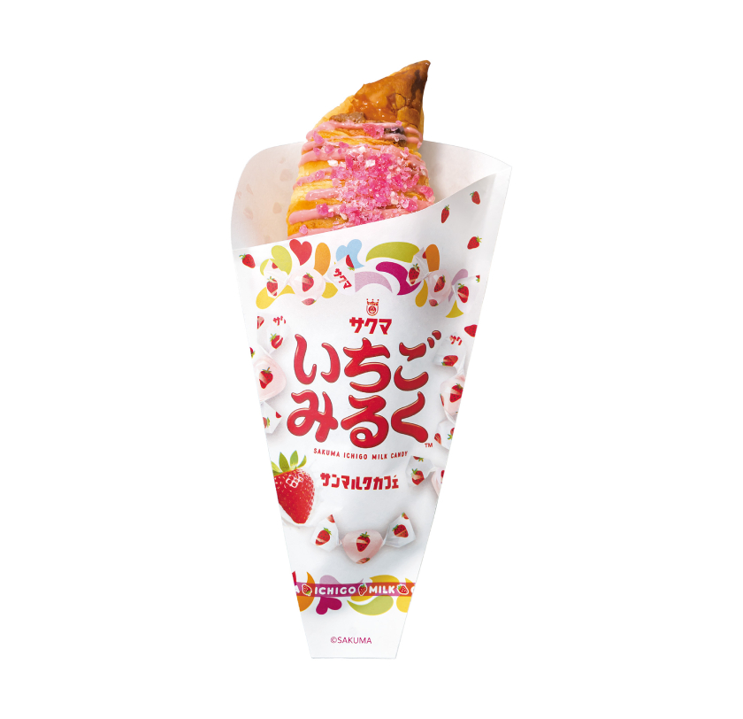 サンマルクカフェ×サクマ製菓「いちごみるく」キャンディコラボ商品が登場！気分華やぐ春色のプレミアムチョコクロとドリンク2種♪ 詳細記事 | SGS109