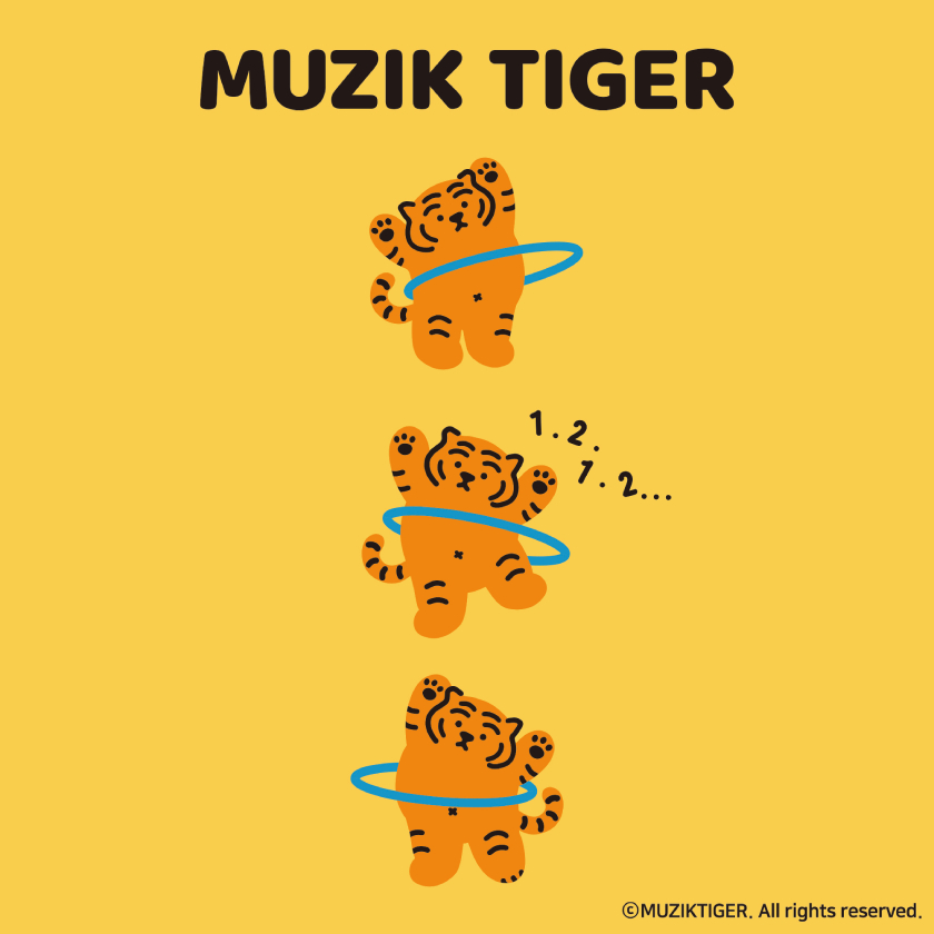 韓国発！自由気ままに生きるトラに癒される『MUZIK TIGER(ムジークタイガー)』文具・雑貨シリーズが発売 画像4 | SGS109