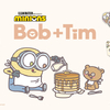 『怪盗グルー／ミニオンズ』シリーズの大人気キャラクター「Bob+Tim(ボブアンドティム)」×サンキューマートのコラボ雑貨が新登場！「淡色ガーリー」をコンセプトとした、アイボリー&ベージュのアイテム♡