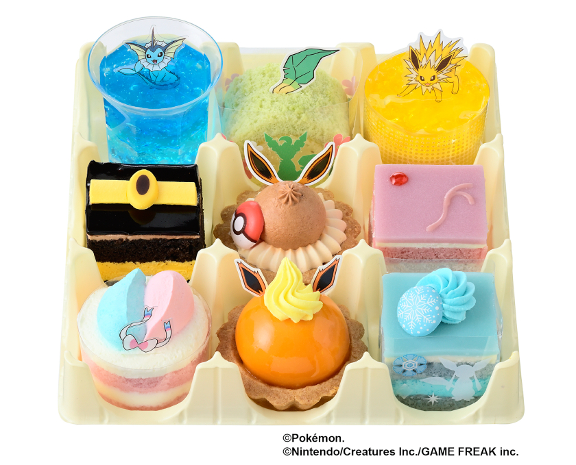 ポケモンをイメージした「＜ピカチュウ＞チョコバナナケーキ」＆「イーブイフレンズコレクション(9個入)」がコージーコーナーに期間限定で登場！ 画像2 |  SGS109