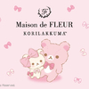 今年20周年を迎えた「コリラックマ」がピンクのリボンでおめかししたオリジナルアートを使用♡ Maison de FLEURから「コリラックマ」とのコラボコレクションが発売！