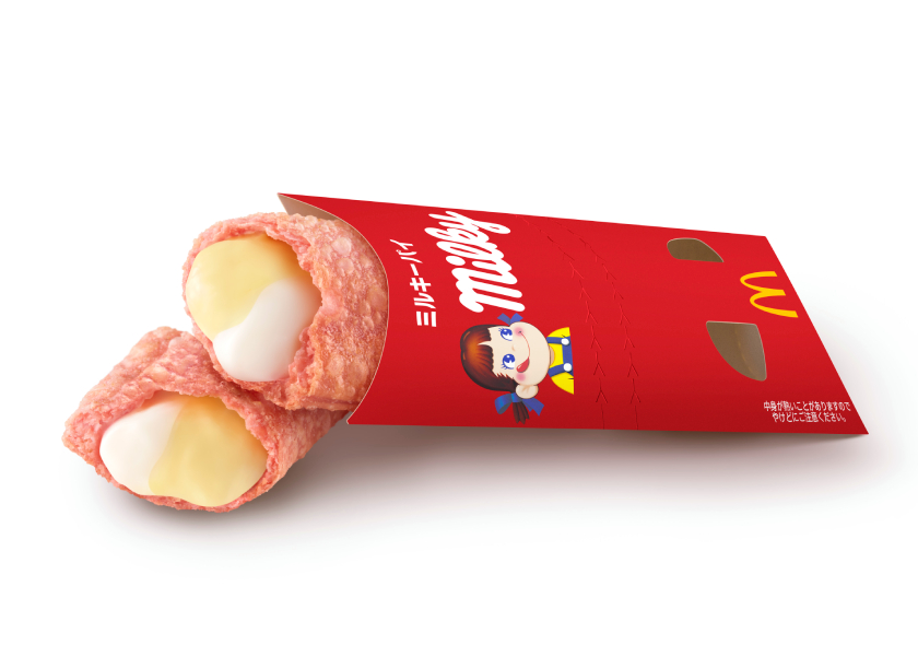 マクドナルド、不二家コラボの「ミルキーパイ」「マック