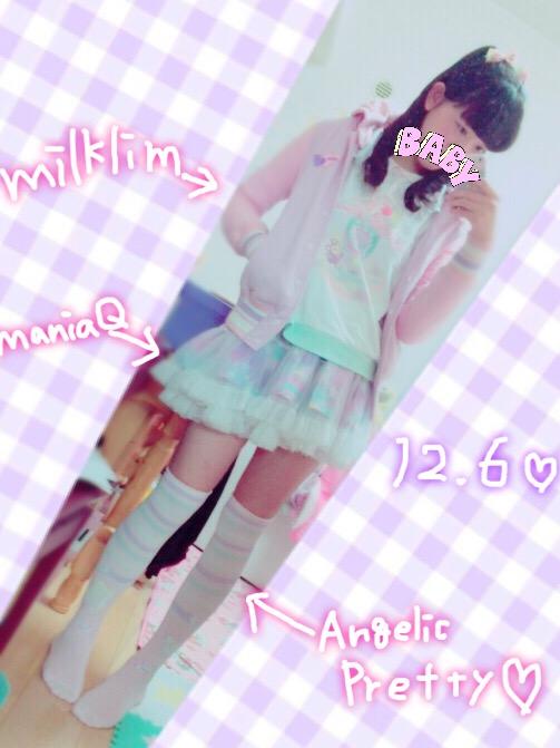 りったんのスナップ ミル クリームのmilklim しゅわしゅわスウェット