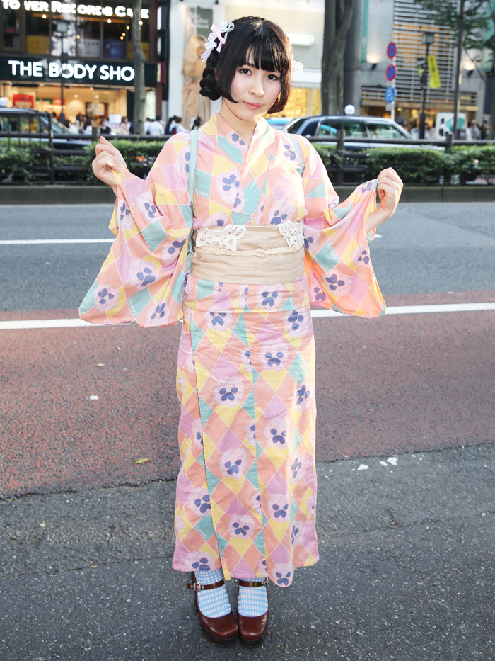 御手洗 まちこりんぬのスナップ スイマーの浴衣｜ストリートガールズ