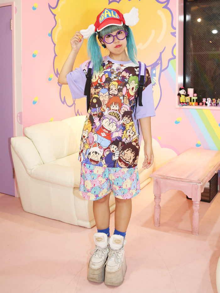 ずっちゃんのスナップ ギャラクシーのTシャツ｜ストリート