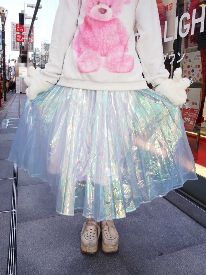 オーロラプリーツスカート by mami+(@mamiko)｜SGS109