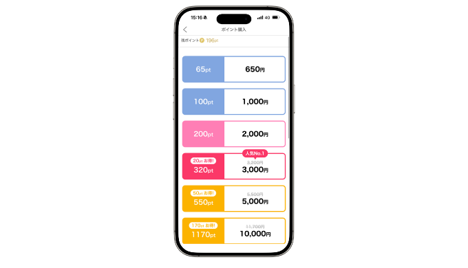 リンクルの料金表